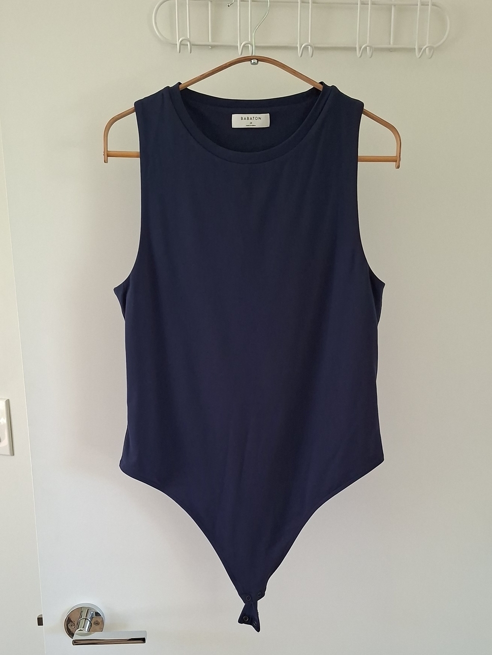 NWOT Babaton Classic Navy "Contour Muscle" Double-layer Bodysuit (Size 1X) - Picture 1 of 6